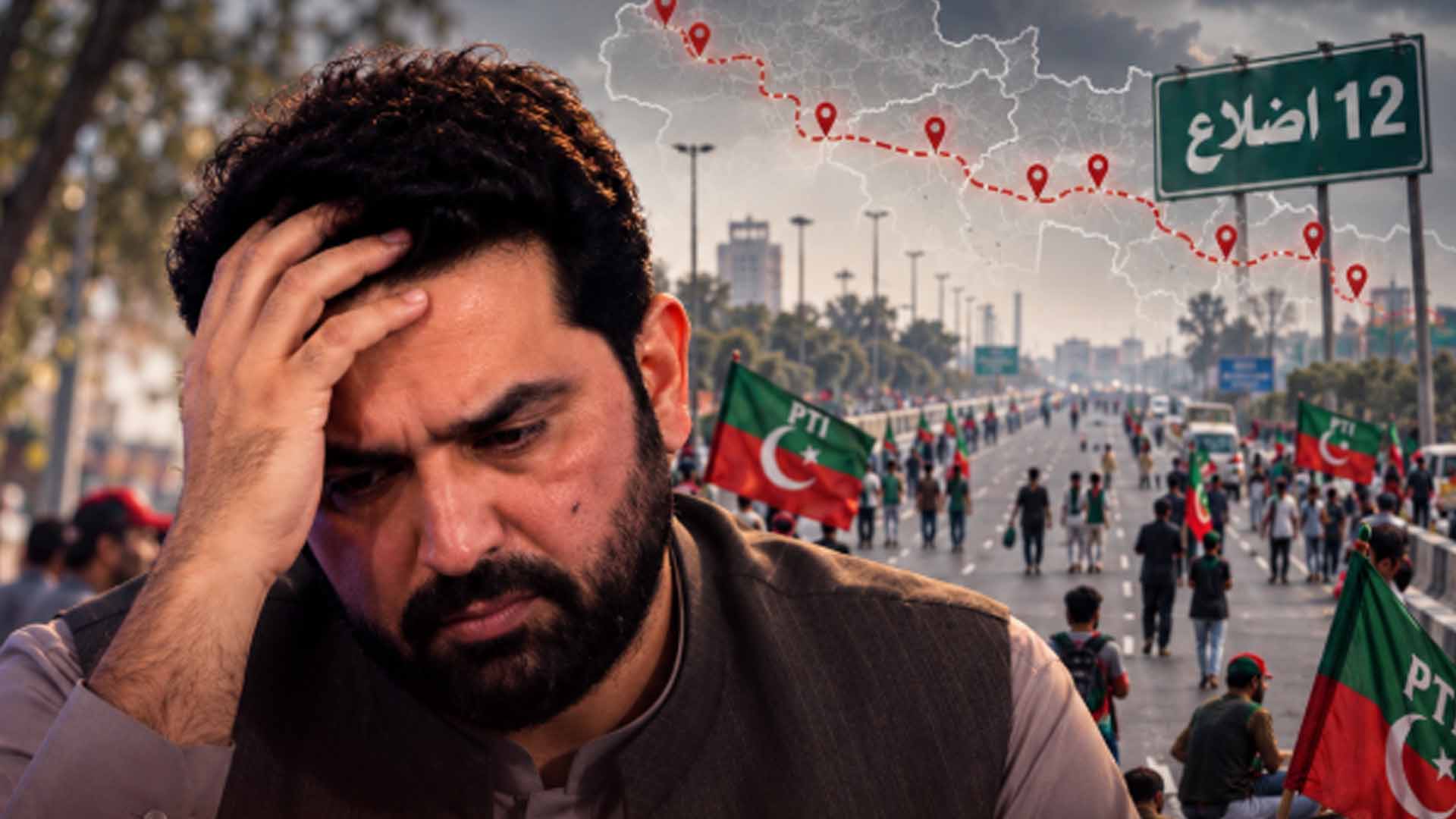 دعویٰ لاکھوں کا، حقیقت محض 3 ہزار! 12 اضلاع سے ناکامی کے بعدپی ٹی آئی کا لانگ مارچ مزید  رسوائی کی طرف گامزن
