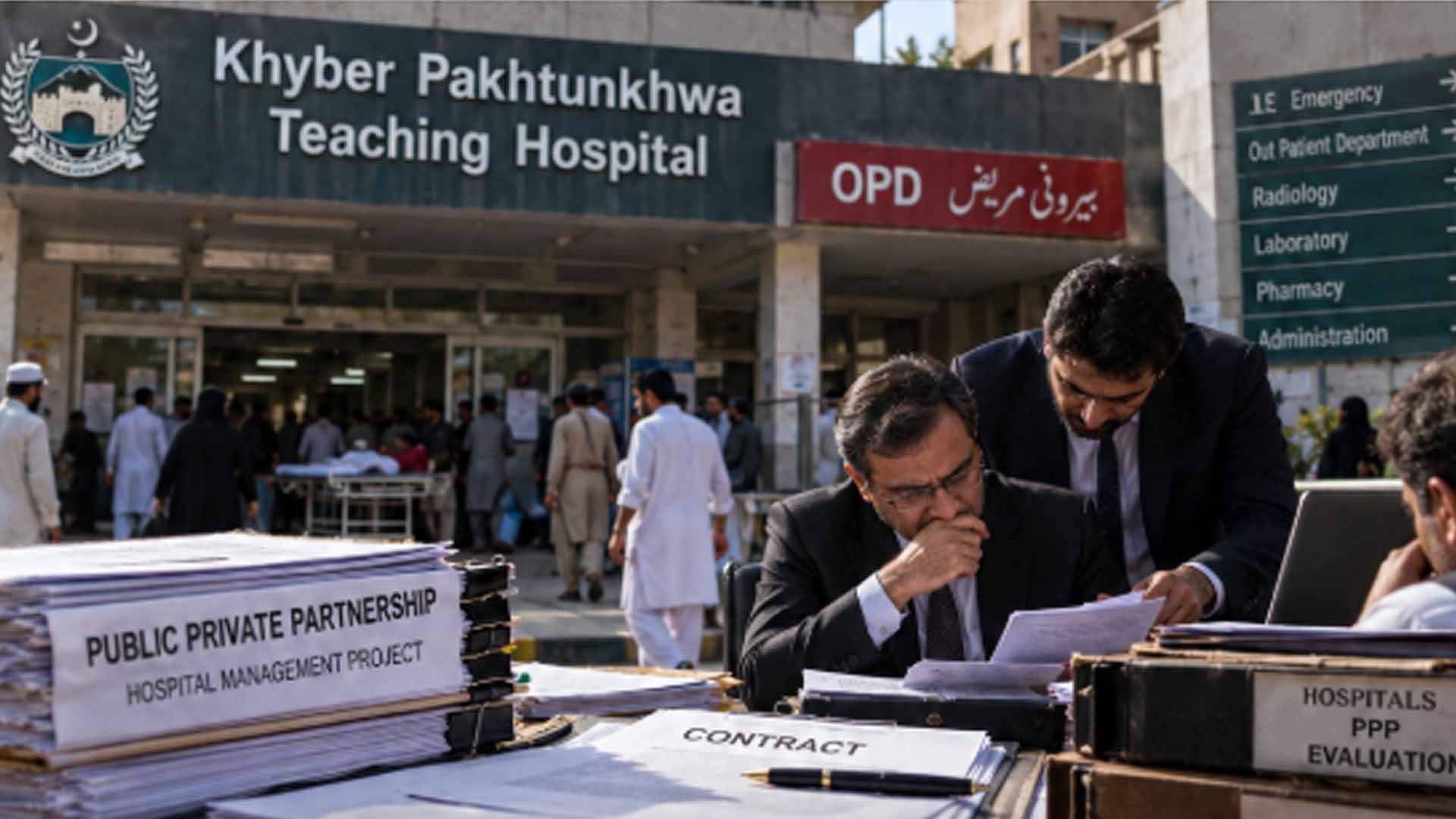 خیبر پختونخوا میں پی ٹی آئی دور اقتدار میں سرکاری ہسپتالوں کو نجی اشتراک سے چلانے کے منصوبے میں ایک نیا سکینڈل سامنے آگیا ہے