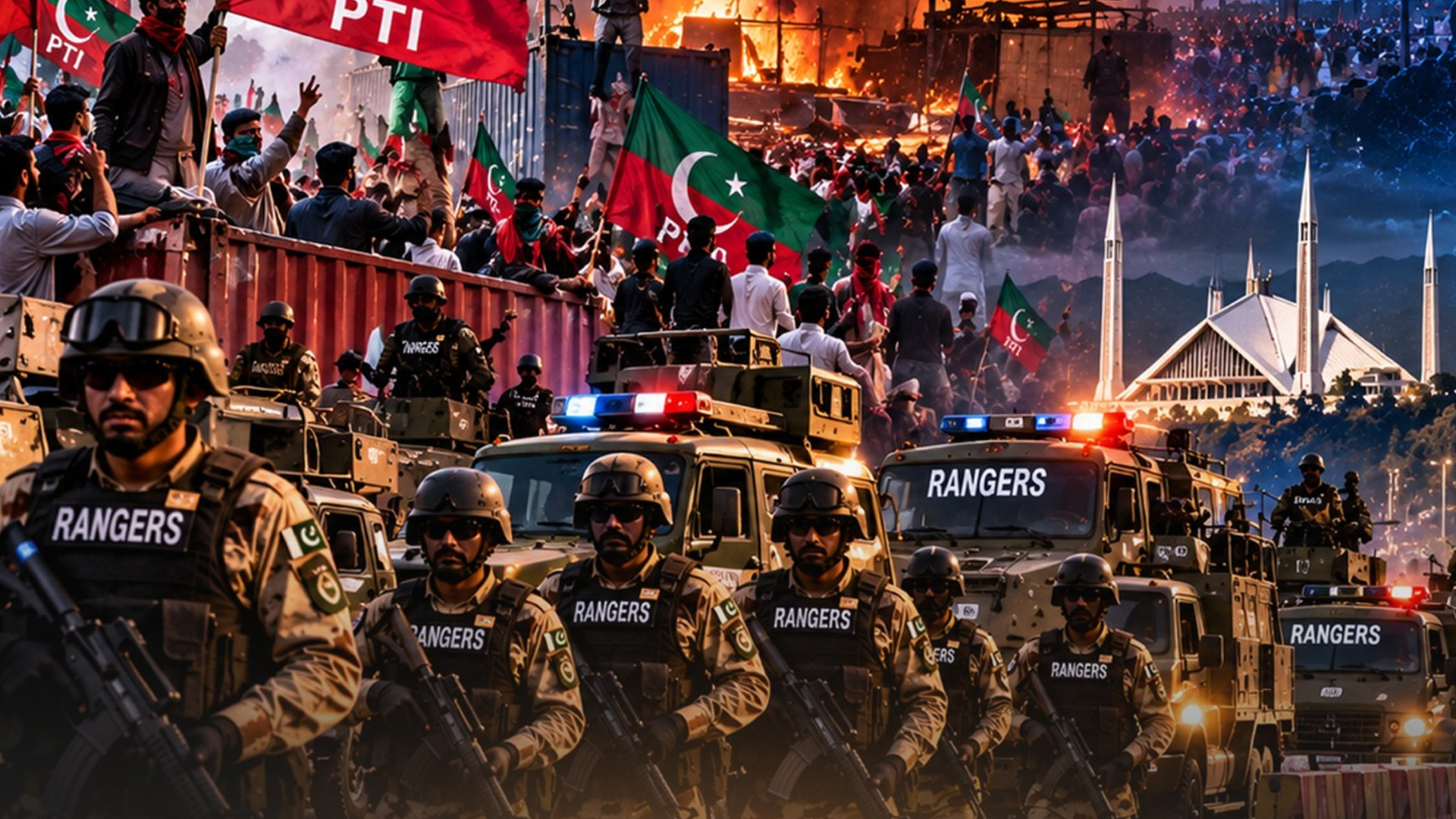 پی ٹی آئی کی جانب سے 9 مئی جیسےواقعات کا خدشہ، اسلام آباد اور پنجاب میں رینجرز کی تعیناتی میں مزید توسیع