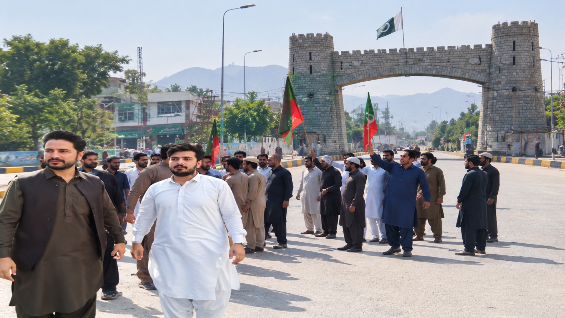 پشاور صرف 16، سہیل آفریدی کے آبائی ضلع جمرود میں 30 مظاہرین، پی ٹی آئی کے ’عوامی مقبولیت‘ کے غبارے سے ہوا نکل گئی!