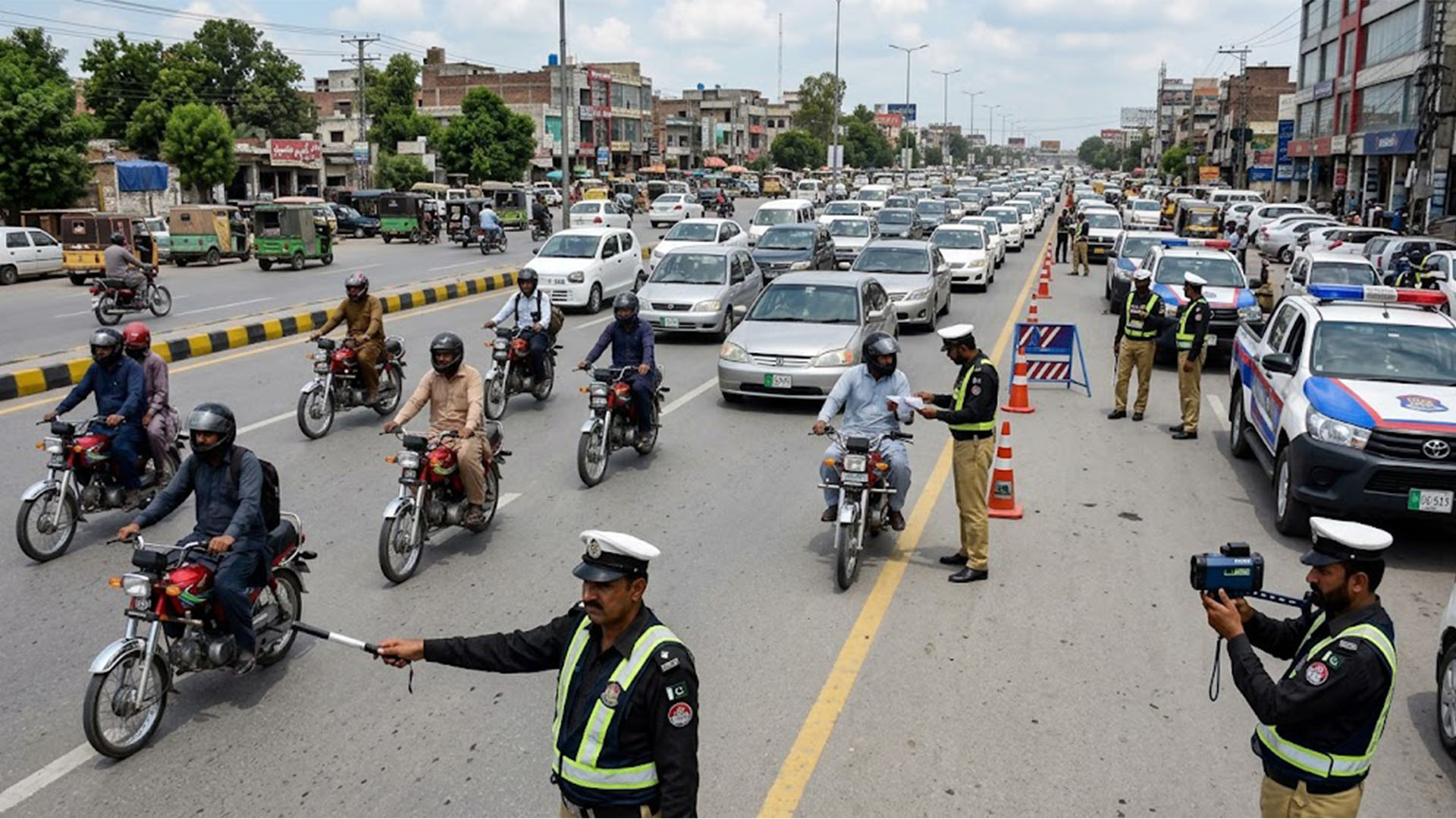 ٹریفک نظام میں بڑی تبدیلیوں کا اعلان ، سخت فیصلے، افسران کو واضح حکم