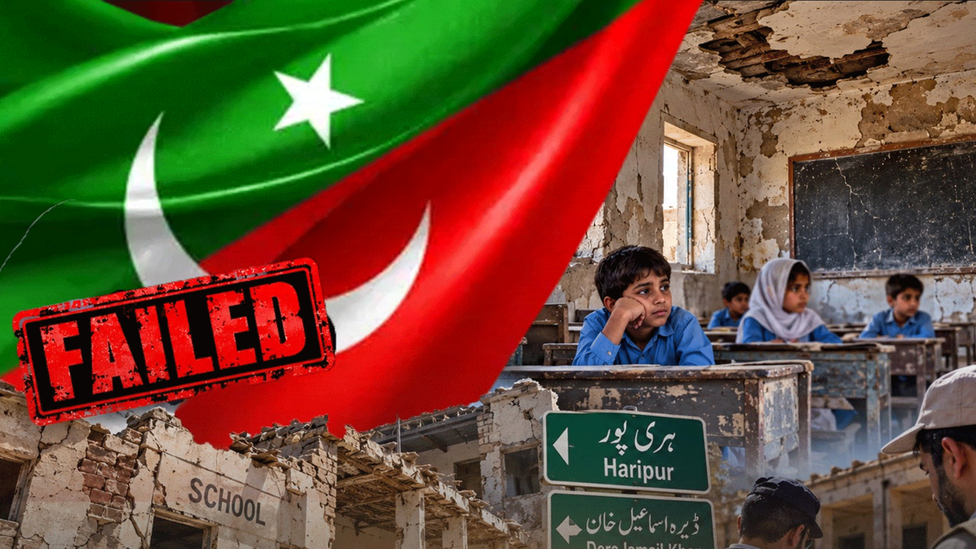 ہری پور سے ڈیرہ اسماعیل خان تک اسکولوں کی انتہائی خستہ حالی، نئی انتظامیہ کا سروے شروع