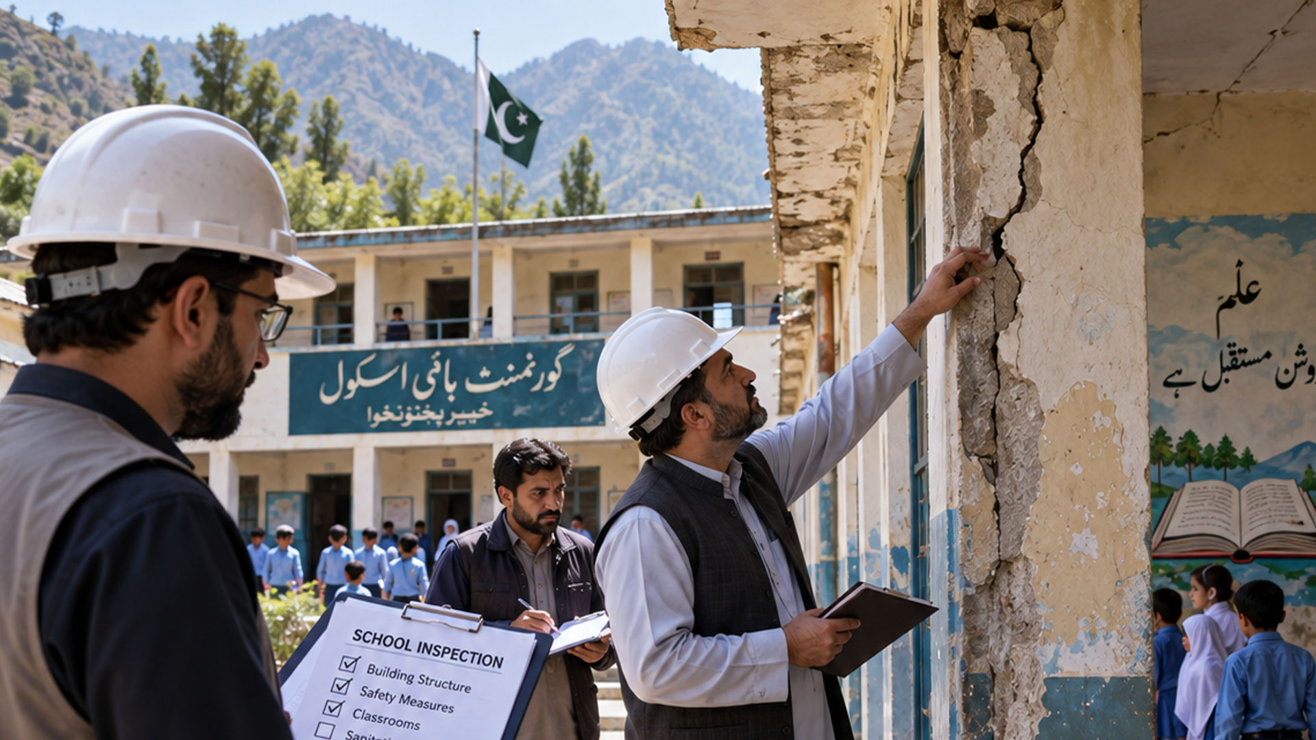 . اب کاغذی رپورٹ نہیں، عمارتوں کا موقع پر معائنہ، خیبرپختونخوا میں آج سے اسکولوں کی جانچ کا کام شروع