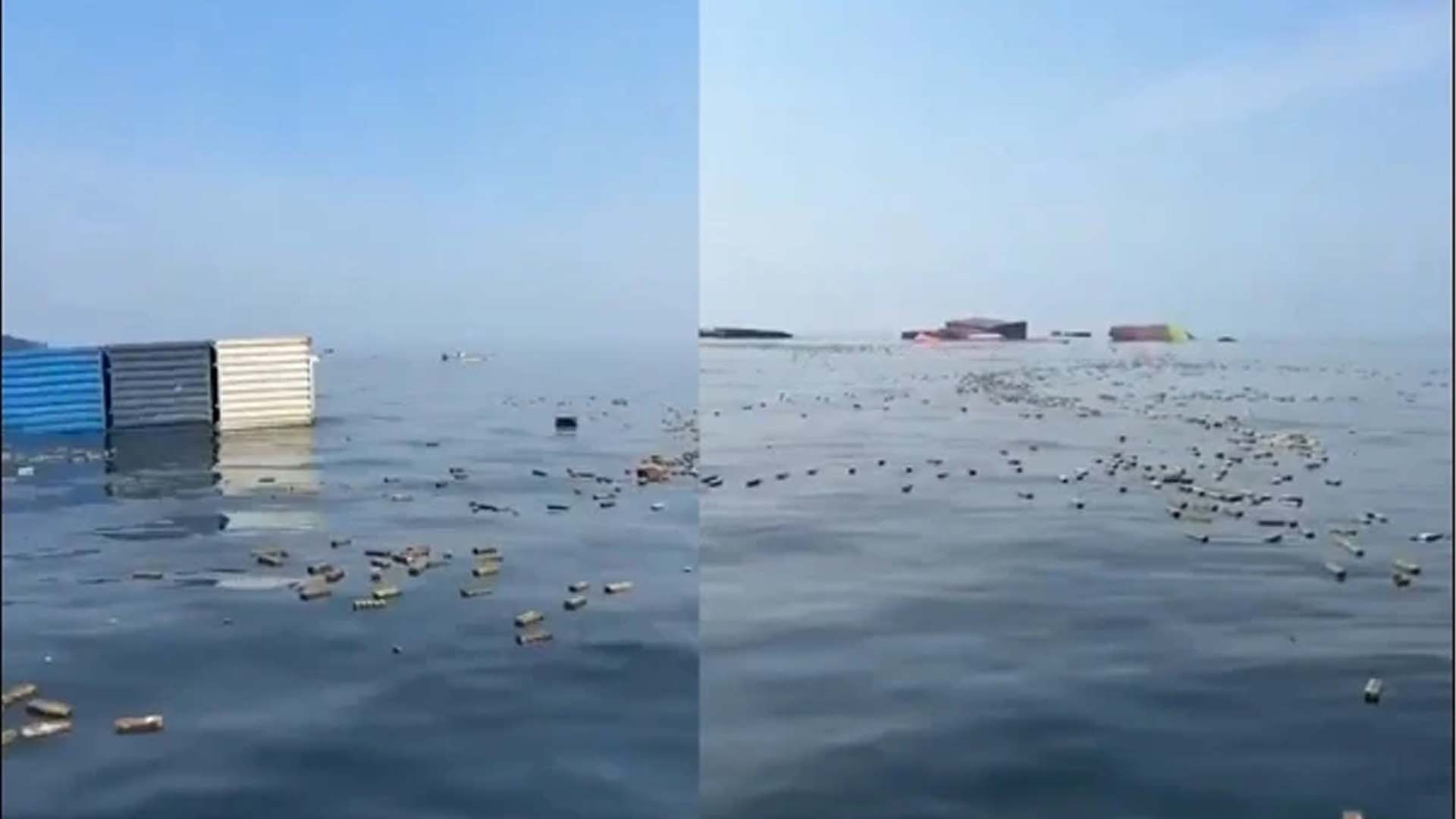 سمندر میں تیرتے آئی فونز دیکھ کر لوگ حیران، جہاز کے ساتھ کیا ہوا