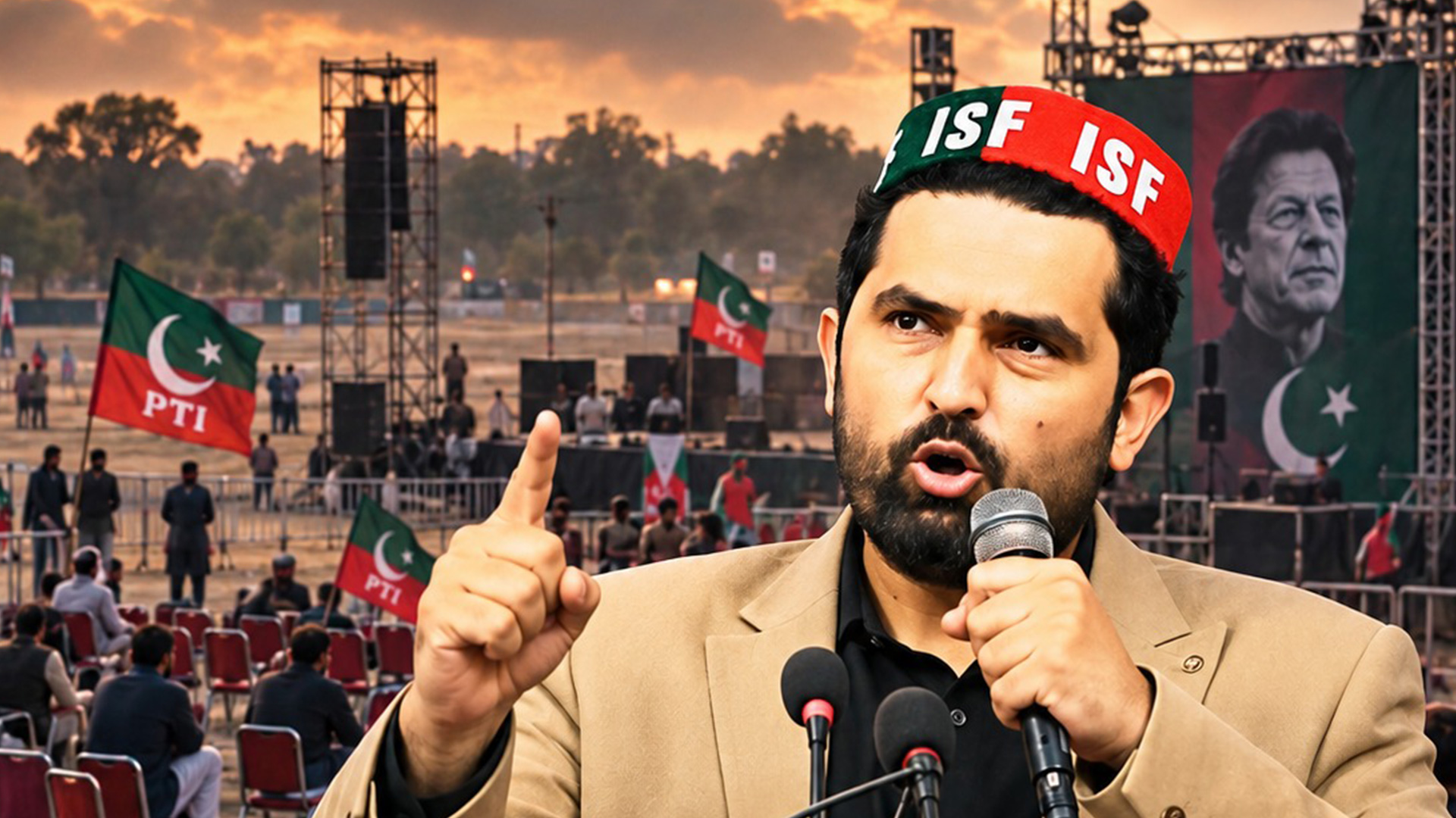 لاکھوں کے مجمع کا دعویٰ ٹھس، پی ٹی آئی کا لانگ مارچ ’کرک‘ میں بھی بری طرح فلاپ