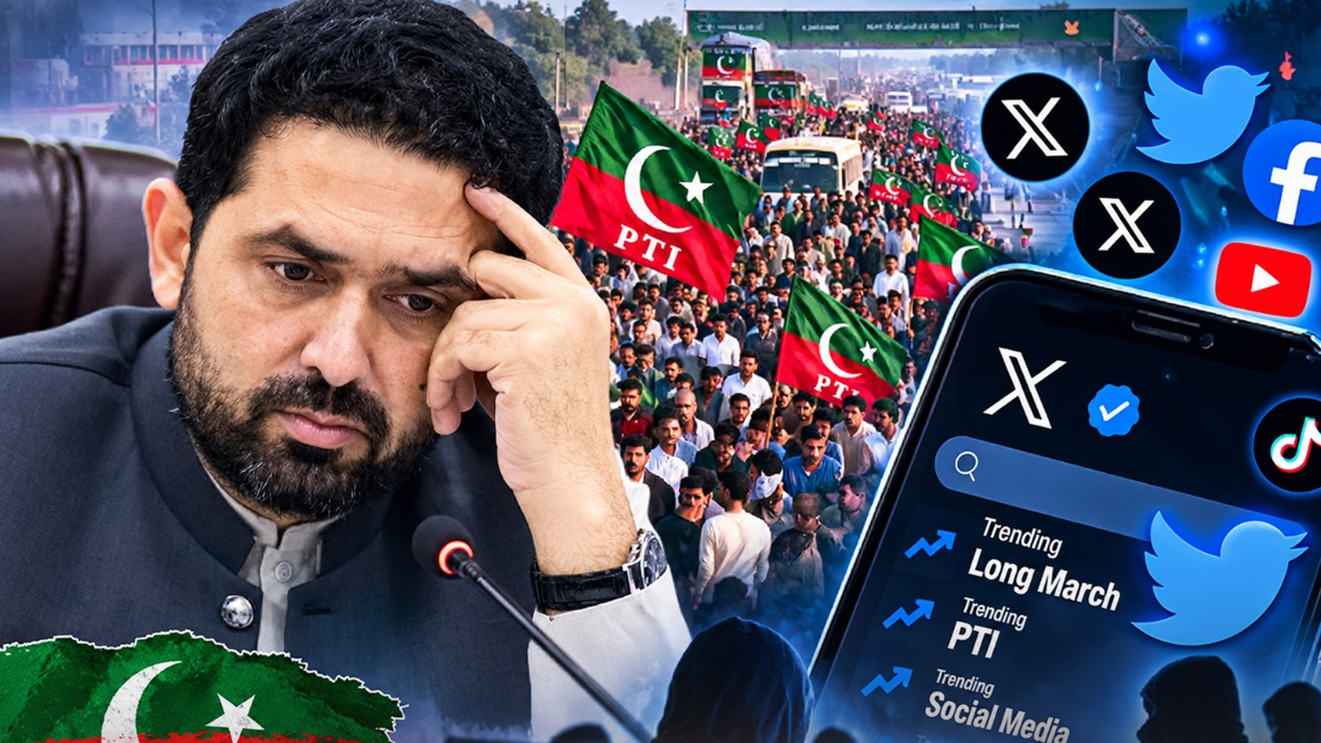 اقتدار ڈوبنے کے خوف سے پی ٹی آئی صفوں میں کہرام، لانگ مارچ پٹتے ہی انتشاری ٹولے کی ٹویٹر پر گیدڑ بھپکیاں اور مکروہ تڑیاں
