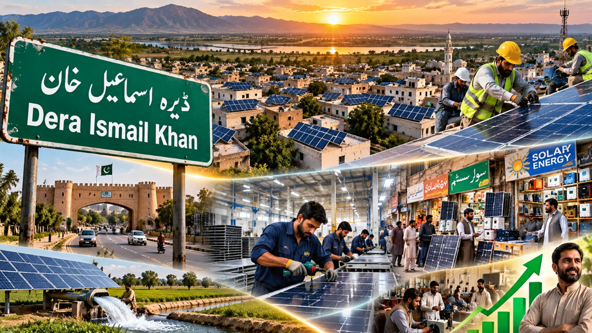 ڈیرہ اسماعیل خان میں شمسی توانائی سے نئی معیشت کا جنم، سولر پینل انقلاب عوام کی قسمت بدلنے لگا، روزگار کے نئے مواقع پیدا