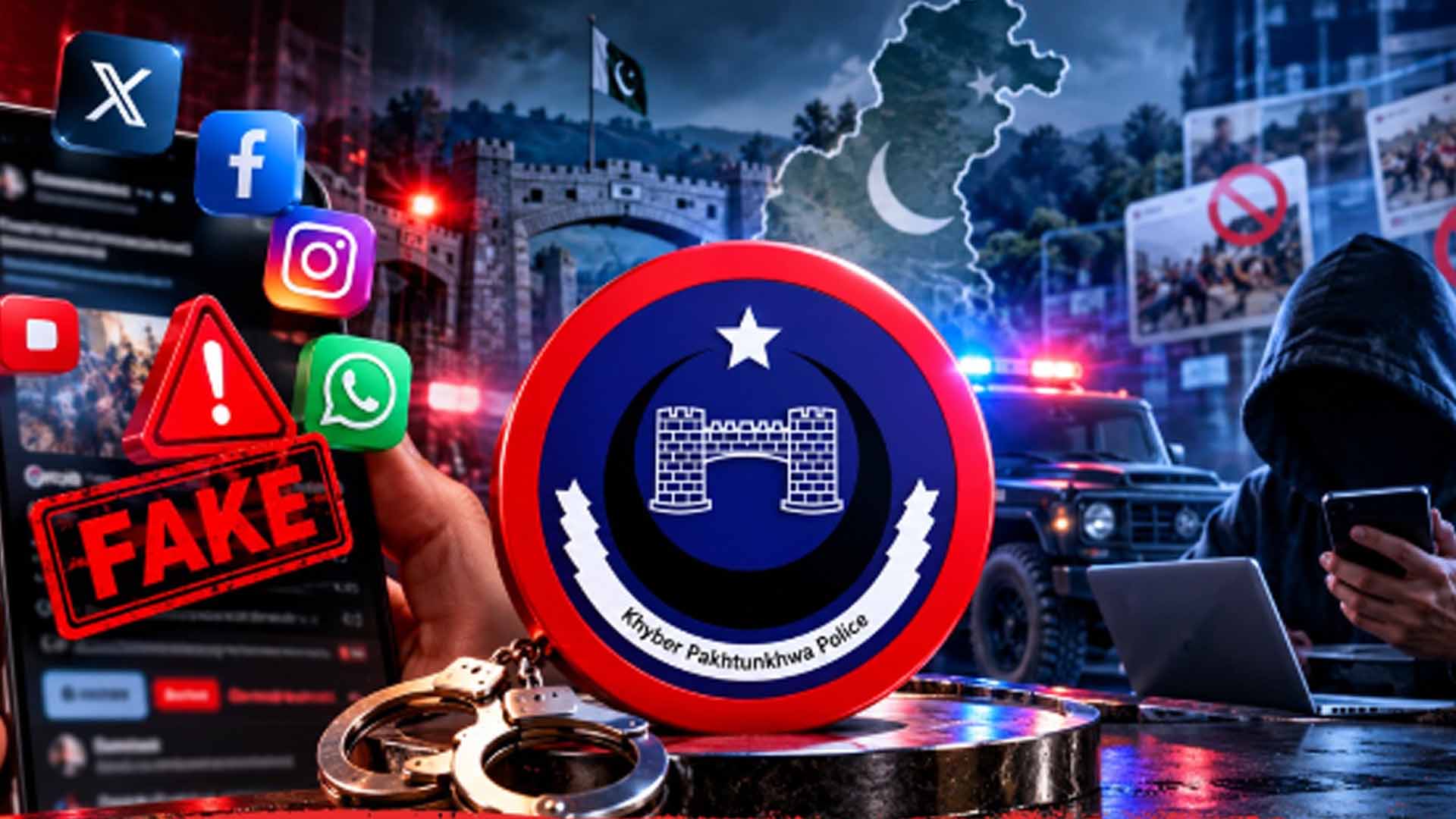انتشاری ٹولہ خبردار، خیبر پختونخوا میں جعلی خبر یں پھیلانے پر کارروائی ہوگی ،پشاور پولیس کاانتباہ