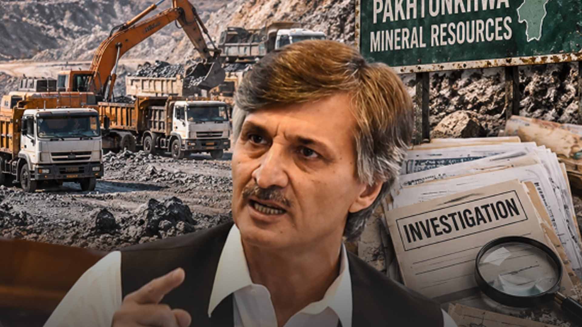 معدنیات کا حساب سردار حسین بابک کا خیبرپختونخوا کے وسائل میں کرپشن کی تحقیقات اور   پی ٹی آئی کے احتساب کا مطالبہ