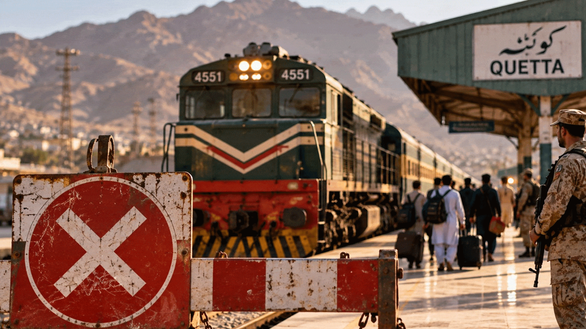 کوئٹہ ڈویژن میں ٹرین آپریشن 1 روز کے لیے معطل