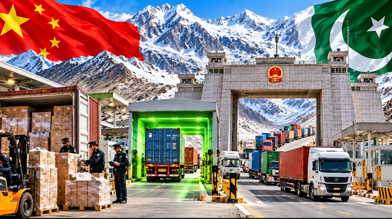 پاک چین اقتصادی تعاون میں بڑی پیش رفت، خنجراب بارڈر پر گرین چینل قائم کرنے کا تاریخی معاہدہ