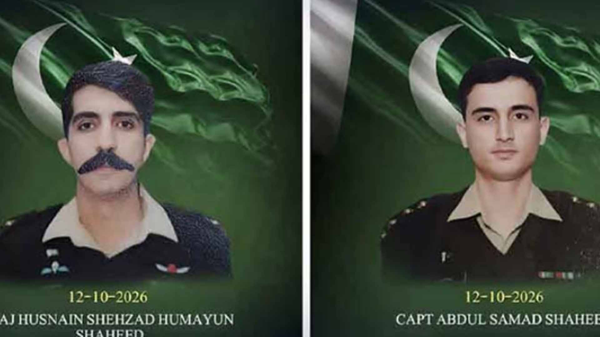 کوئٹہ میں پاک فوج کا تربیتی طیارہ گر کر تباہ، میجر حسنین شہزاد اور کیپٹن عبدالصمد شہید