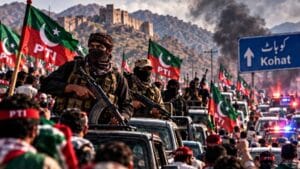 انتشار مارچ  فتنہ الخوارج کے عناصر کے ساتھ آج کوہاٹ پہنچے گا،شرپسندی کی مصدقہ اطلاعات