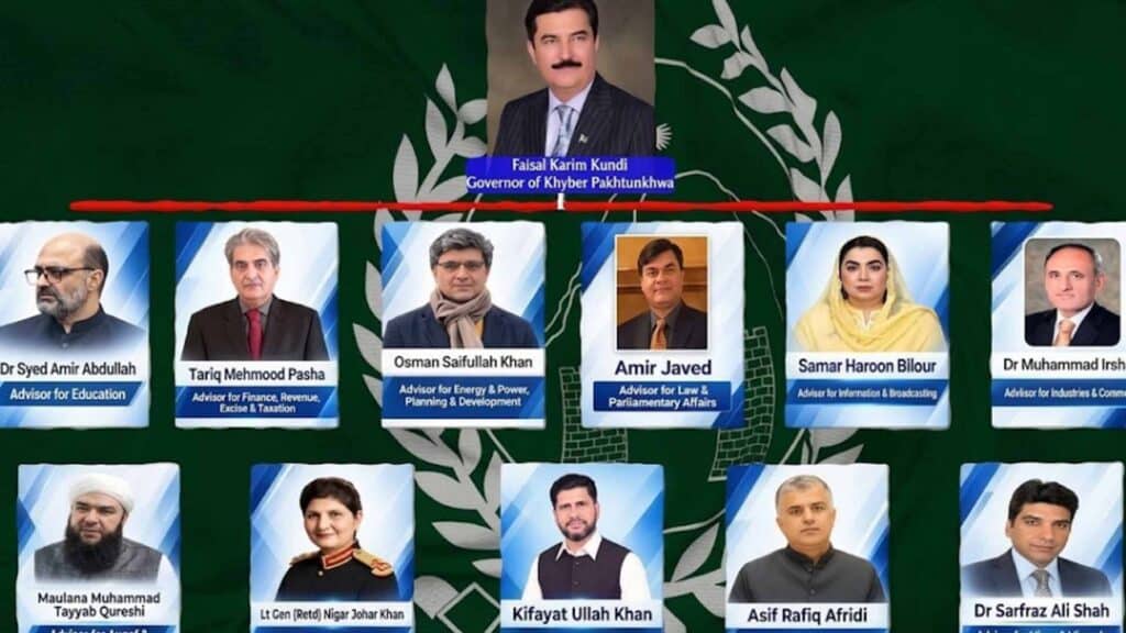 خیبر پختونخوا کے لیے 11 رکنی ایڈوائزری کونسل تشکیل، اہم شعبوں کی ذمہ داریاں تجربہ کار شخصیات کے سپرد
